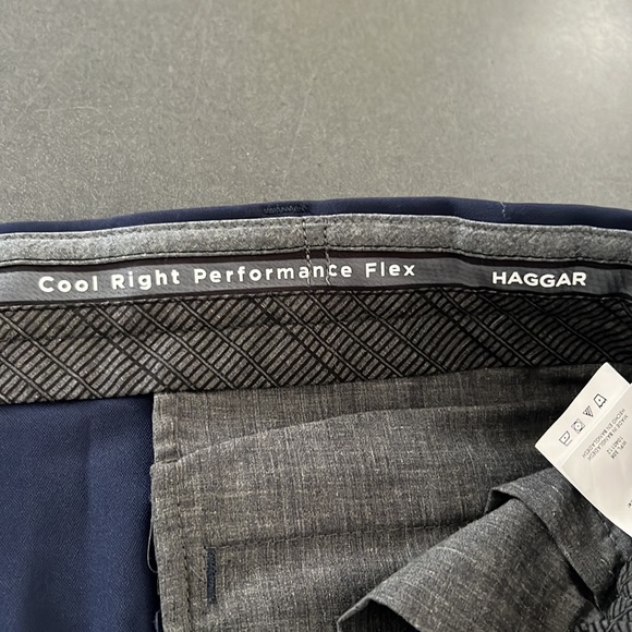 Hagger Cool Right Navy Pants 44 by 32 - Picture 3 of 5